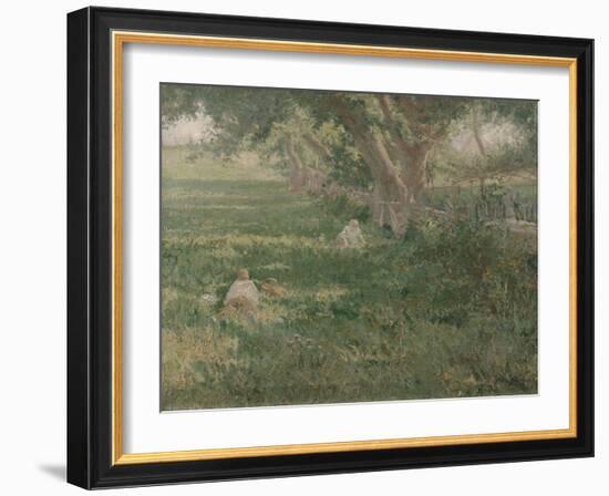 Springtime, 1901 (Oil on Canvas)-Julian Onderdonk-Framed Giclee Print