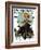 "Springtime, 1927" Saturday Evening Post Cover, April 16,1927-Norman Rockwell-Framed Giclee Print