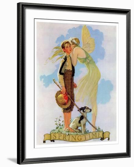 "Springtime, 1933", April 8,1933-Norman Rockwell-Framed Giclee Print