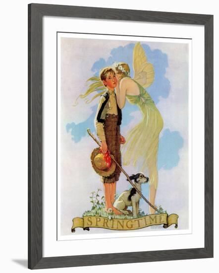 "Springtime, 1933", April 8,1933-Norman Rockwell-Framed Giclee Print