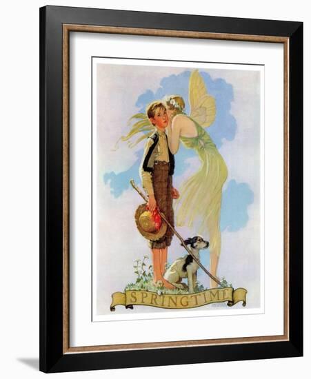 "Springtime, 1933", April 8,1933-Norman Rockwell-Framed Giclee Print