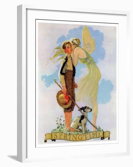 "Springtime, 1933", April 8,1933-Norman Rockwell-Framed Giclee Print