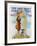 "Springtime, 1933" Saturday Evening Post Cover, April 8,1933-Norman Rockwell-Framed Giclee Print