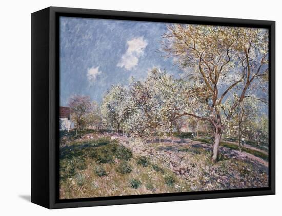 Springtime at Veneux, 1880-Eugène Boudin-Framed Premier Image Canvas