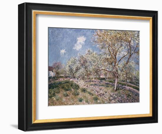 Springtime at Veneux, 1880-Eugène Boudin-Framed Giclee Print