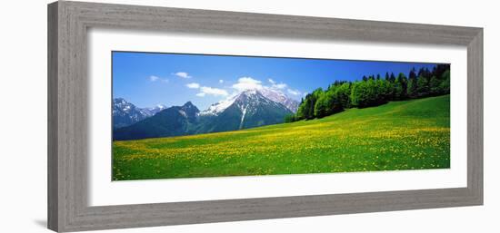 Springtime Bavarian Alps Germany-null-Framed Photographic Print