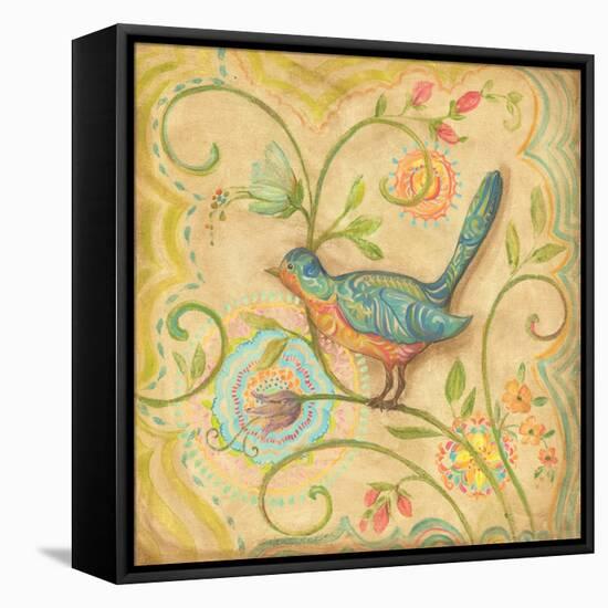 Springtime Birds II-Kate McRostie-Framed Stretched Canvas