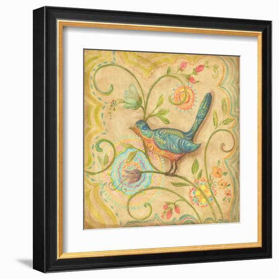 Springtime Birds II-Kate McRostie-Framed Art Print