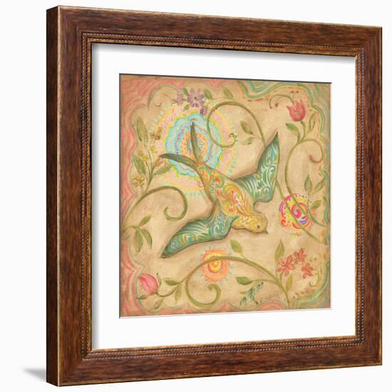 Springtime Birds III-Kate McRostie-Framed Art Print