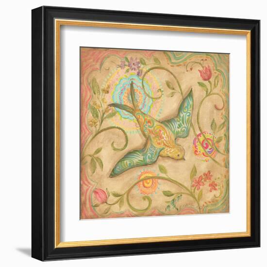 Springtime Birds III-Kate McRostie-Framed Art Print