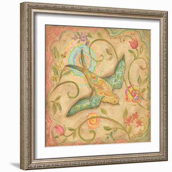 Springtime Birds III-Kate McRostie-Framed Art Print