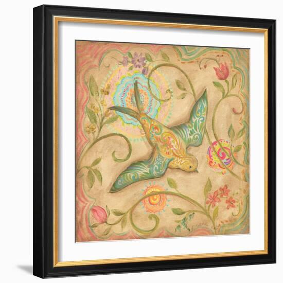 Springtime Birds III-Kate McRostie-Framed Art Print