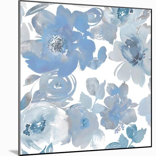 Springtime Blue and Silver I-Kelsey Morris-Mounted Art Print