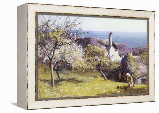 Springtime, Devon-John White-Framed Premier Image Canvas