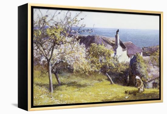 Springtime, Devon-John White-Framed Premier Image Canvas