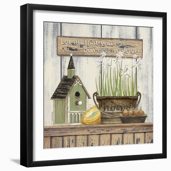 Springtime Flowers Still Life-Linda Spivey-Framed Art Print