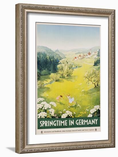 Springtime in Germany Poster-Dettmar Nettelhorst-Framed Giclee Print