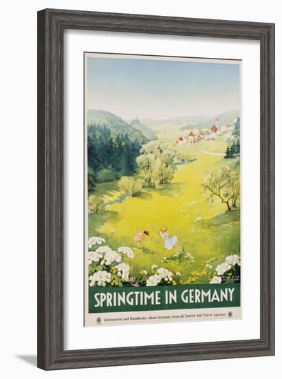 Springtime in Germany Poster-Dettmar Nettelhorst-Framed Giclee Print