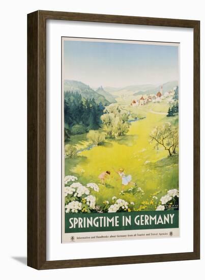 Springtime in Germany Poster-Dettmar Nettelhorst-Framed Giclee Print