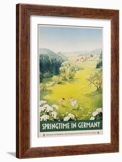 Springtime in Germany Poster-Dettmar Nettelhorst-Framed Giclee Print