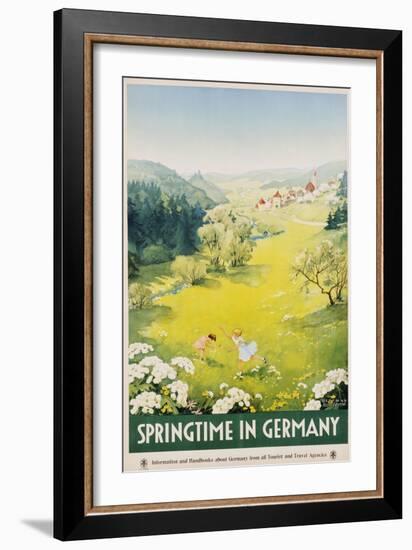 Springtime in Germany Poster-Dettmar Nettelhorst-Framed Giclee Print