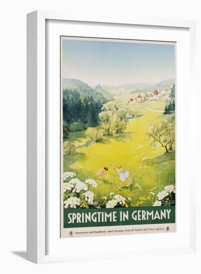 Springtime in Germany Poster-Dettmar Nettelhorst-Framed Giclee Print