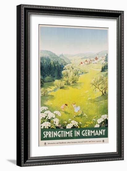 Springtime in Germany Poster-Dettmar Nettelhorst-Framed Giclee Print