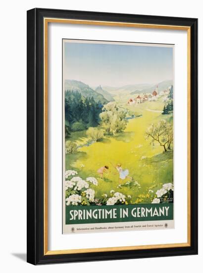 Springtime in Germany Poster-Dettmar Nettelhorst-Framed Giclee Print