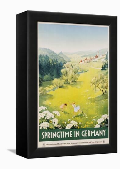 Springtime in Germany Poster-Dettmar Nettelhorst-Framed Premier Image Canvas