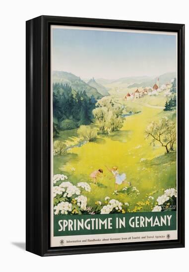 Springtime in Germany Poster-Dettmar Nettelhorst-Framed Premier Image Canvas