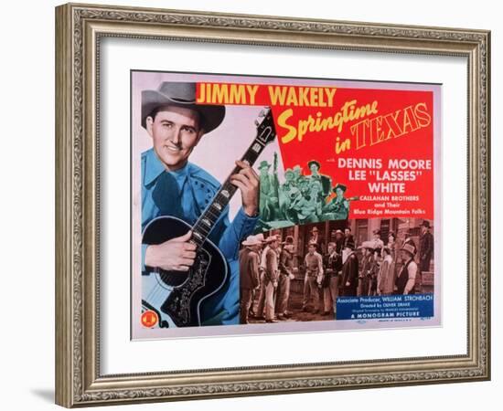 Springtime In Texas, 1945-null-Framed Art Print