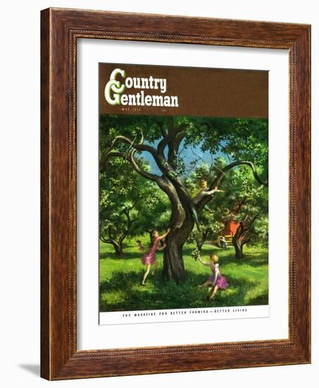 "Springtime in Tree," Country Gentleman Cover, May 1, 1950-Lawrence Beall Smith-Framed Giclee Print