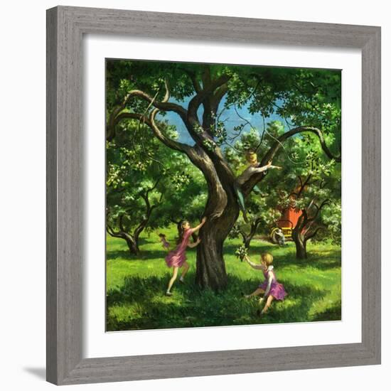 "Springtime in Tree,"May 1, 1950-Lawrence Beall Smith-Framed Giclee Print