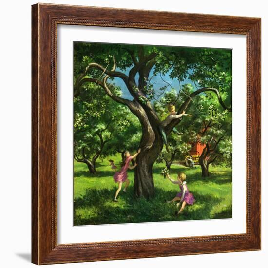 "Springtime in Tree,"May 1, 1950-Lawrence Beall Smith-Framed Giclee Print