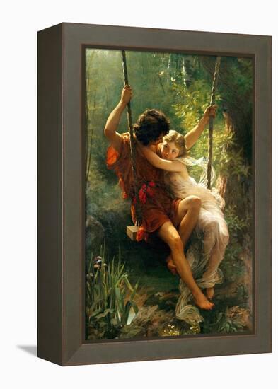 Springtime / Le Printemps-Pierre-Auguste Cot-Framed Stretched Canvas