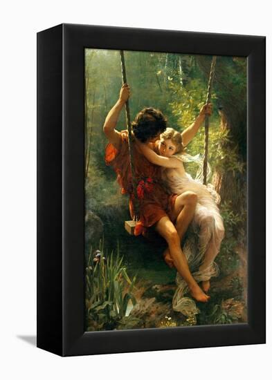 Springtime / Le Printemps-Pierre-Auguste Cot-Framed Stretched Canvas