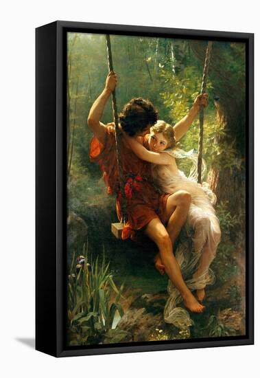 Springtime / Le Printemps-Pierre-Auguste Cot-Framed Stretched Canvas