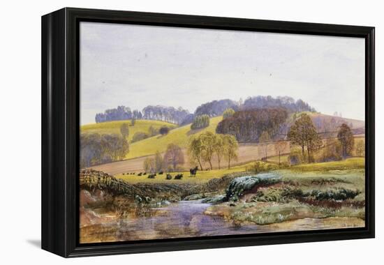 Springtime near Marden, Surrey, England-John Brett-Framed Premier Image Canvas