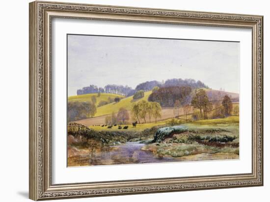 Springtime near Marden, Surrey, England-John Brett-Framed Giclee Print