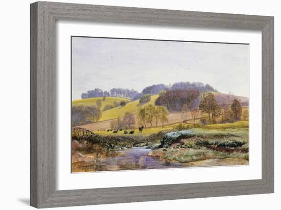 Springtime near Marden, Surrey, England-John Brett-Framed Giclee Print