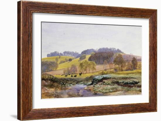 Springtime near Marden, Surrey, England-John Brett-Framed Giclee Print