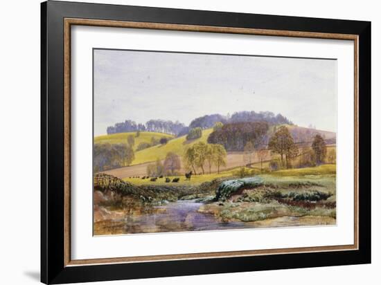 Springtime near Marden, Surrey, England-John Brett-Framed Giclee Print