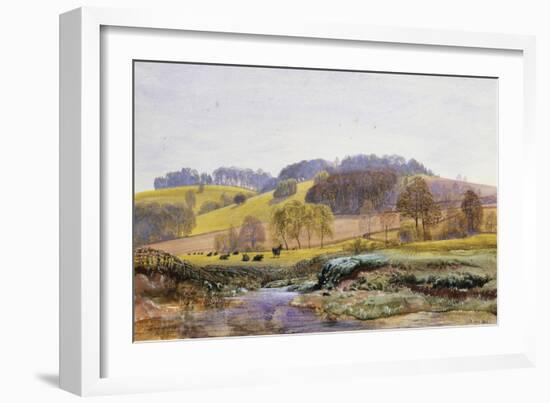 Springtime near Marden, Surrey, England-John Brett-Framed Giclee Print