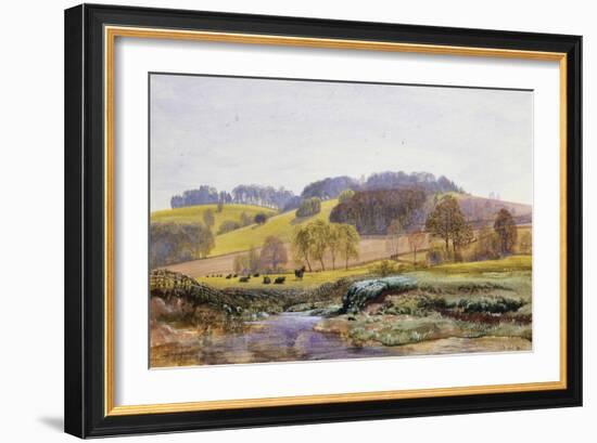 Springtime near Marden, Surrey, England-John Brett-Framed Giclee Print
