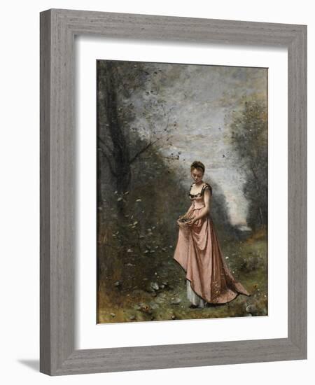 Springtime of Life, 1871-Jean-Baptiste-Camille Corot-Framed Giclee Print