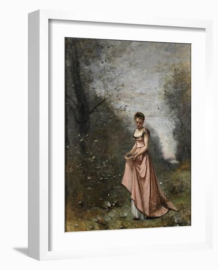 Springtime of Life, 1871-Jean-Baptiste-Camille Corot-Framed Giclee Print