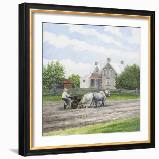 Springtime on the Farm-Kevin Dodds-Framed Giclee Print