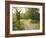 Springtime Path in the Countryside, Mantova/Mantua, Italy-Michele Molinari-Framed Photographic Print