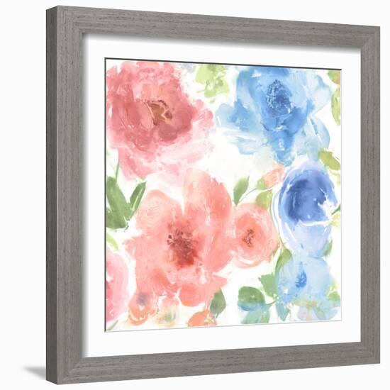 Springtime Pink and Blue II-Kelsey Morris-Framed Art Print