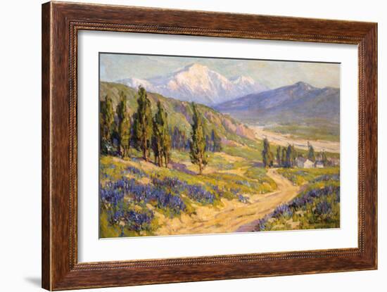 Springtime San Gabriel Valley-Benjamin Chambers-Framed Art Print